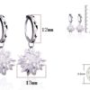 Hypoallergenic Crystal Drop Women Jewelry Earrings