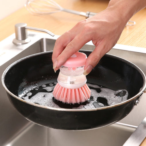 Kitchen Household Liquid Detergent Washing Pot Brush