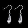 Women's Fashion Silver Waterdrop Shape Earrings