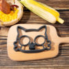 Cute Cat Head Shape Silicone Omelette Mold Maker