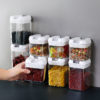 Transparent Kitchen Sealed Jar Food Storage Containers