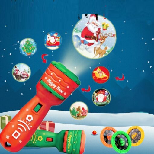 Luminous Children's Christmas Flashlight Projector Toy