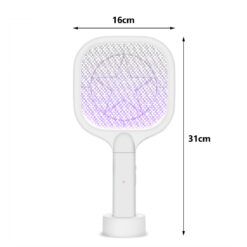 2 in 1 Electric USB Rechargeable Mosquito Fly Swatter