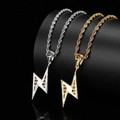 Fashion Lightning Pendants Necklace Jewelry