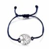 Life Tree Charm String Braided Bracelets Jewelry