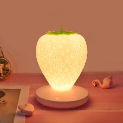 Creative USB Charging Strawberry Night Light Lamp
