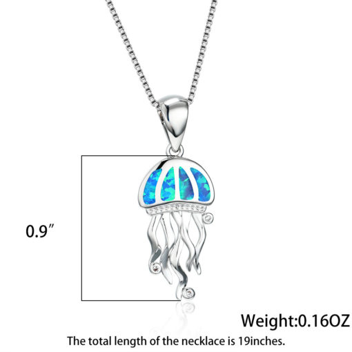Cute Mini Jellyfish Clavicle Chain Women Necklace