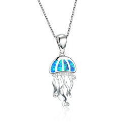 Cute Mini Jellyfish Clavicle Chain Women Necklace