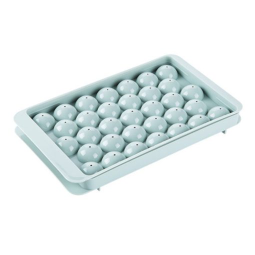 Plastic Round Spherical Shape Ice Cube Mold Tray Box