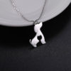 Stainless Steel Fashion Double Animal Pendant Necklace