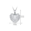 Guardian Angel Wings Pendant Birthstone Necklace