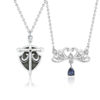 Sterling Silver Knight And Princess Couple Necklace