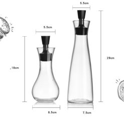 Creative Kitchen Clear Glass Oil Bottle Dispenser