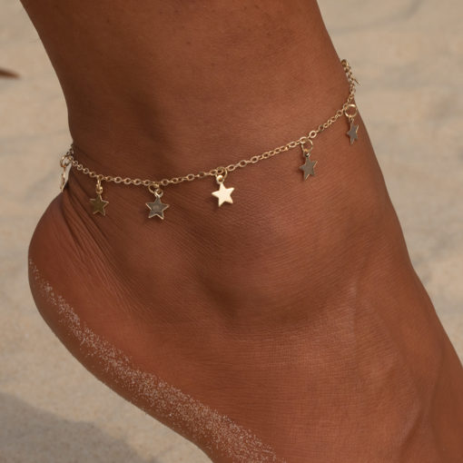 Multi Star Fashion Anklet Foot Chain Charm Bracelet