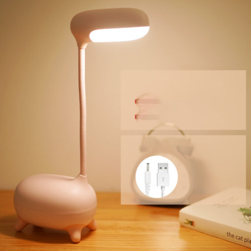 Creative Cartoon Eye Protection Bedside Desk Lamp