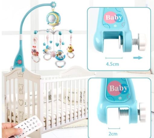 Multifunction Hanging Rotating Baby Musical Crib Rattle