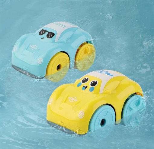 Cartoon Amphibious Clockwork Car Children's Bath Toy