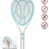 Electric Rechargeable Large Mesh Mosquito Fly Swatter