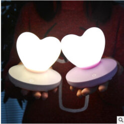 Creative Silicone Hearth Shape Night Light Desk Lamp