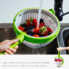 Collapsible Non-Slip Scratch Resistant Spinning Colander