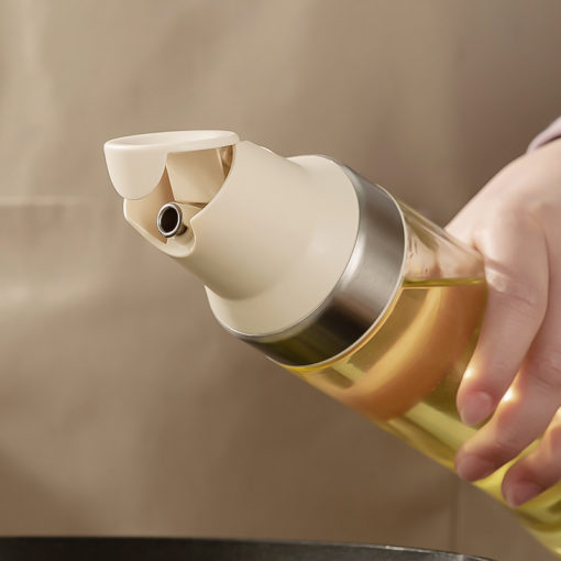 Leakproof Liquid Condiments Oil Glass Bottle Dispenser