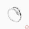 Creative Sterling Silver Snake Ladies Jewelry Ring