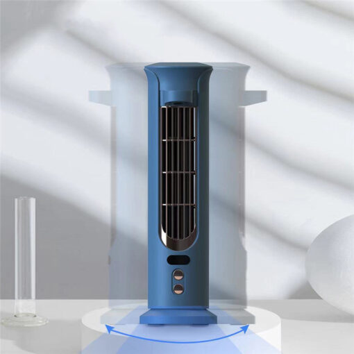 Multifunction Bladeless Mini Tower Desktop Cooling Fan