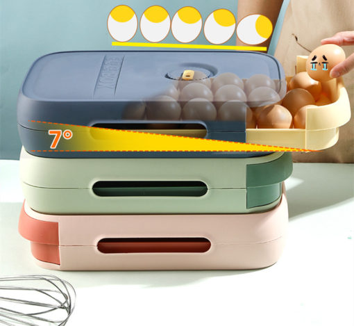 Drawer Type Fresh Keeping Egg Storage Holder Box