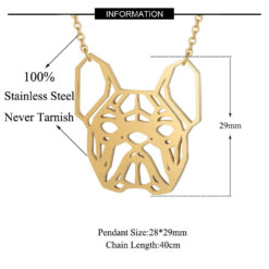 Fashionable Stainless Steel Animal Design Necklace