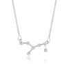 Fashion Women Zircon Constellation Pendant Necklace