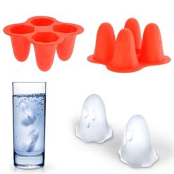 Silicone Halloween Ghost Ice Cube Tray Mold Maker