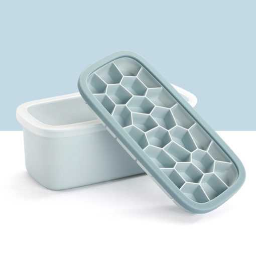 Double-layer Silicone Kitchen Honeycomb Ice Cube Trays