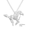 Fashion Head Horse Animal Necklace Choker Jewelry