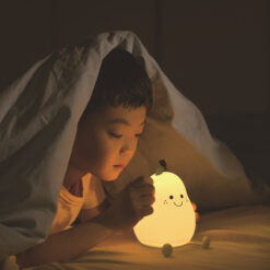 Silicone Fruit Pear-shaped Night Light Bedroom Lamp
