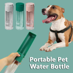 Portable Dog Water Bottle Kettle Drinking Cup Dispenser