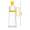 Multifunction 2 in 1 Kitchen Glass Oil Bottle Container