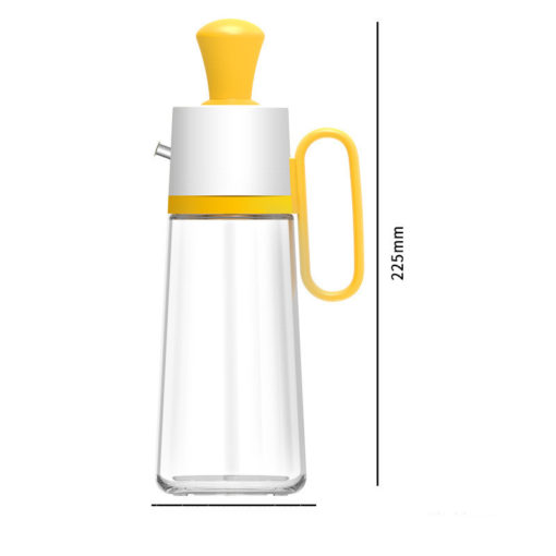 Multifunction 2 in 1 Kitchen Glass Oil Bottle Container