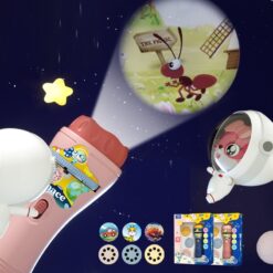 Cute Cartoon Space Projector Night Photo Light Toys