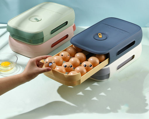 Drawer Type Fresh Keeping Egg Storage Holder Box