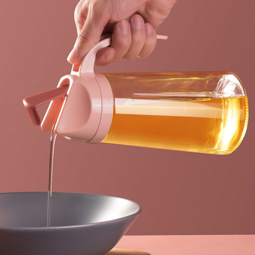 Kitchen Leak-proof Seasoning Glass Oil Bottle Dispenser