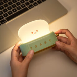 Creative USB Charging Toaster Maker Night Light Lamp