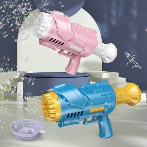 Electric Handheld Bubble Blower Bazooka Machine Toy