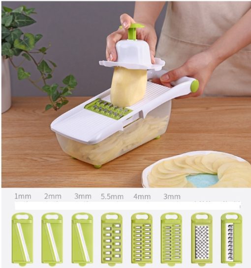 Multi-function 8 in 1 Fruit Vegetable Slicer Cutter Grater