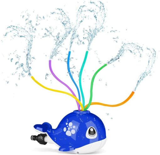 Outdoor Whale Water Spray Splashing Sprinklers Toy
