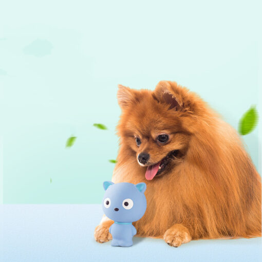 Interactive Cute Silicone Dog Chew Sound Squeaking Toy