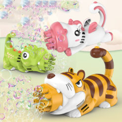 Cute Cartoon Animal Funny Bubble Gatling Gun Toys