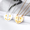 Creative Magnetic Heart Couple Pendant Necklace