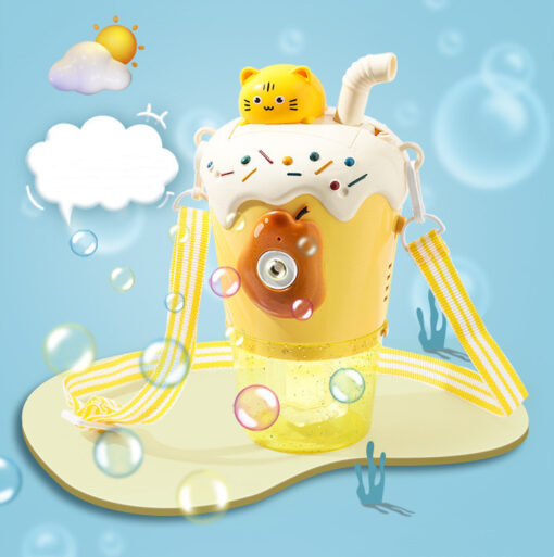 Automatic Electric Milk Tea Cup Bubble Machine Toy