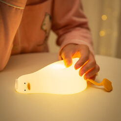 Silicone Duck Night Light Children's Bedside Table Lamp
