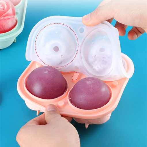 Creative Silicone Big Rose Ice Cube Mold Maker Tray - Image 5